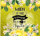 When Live Give's you Lemons 20oz Skinny Tumbler Printed Paper