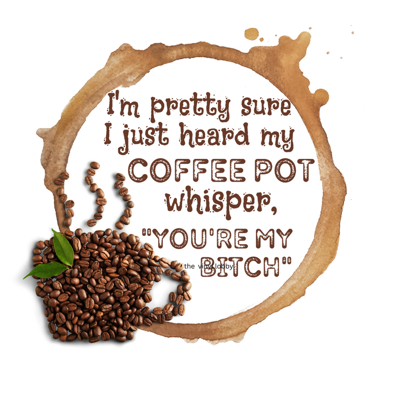 Heard my coffee pot Sublimation Paper for 11oz mug