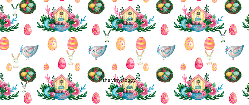Easter Birds Printed Sublimation Paper for 11oz mug -