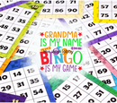 Bingo Grandma 20oz Skinny Tumbler Printed Paper