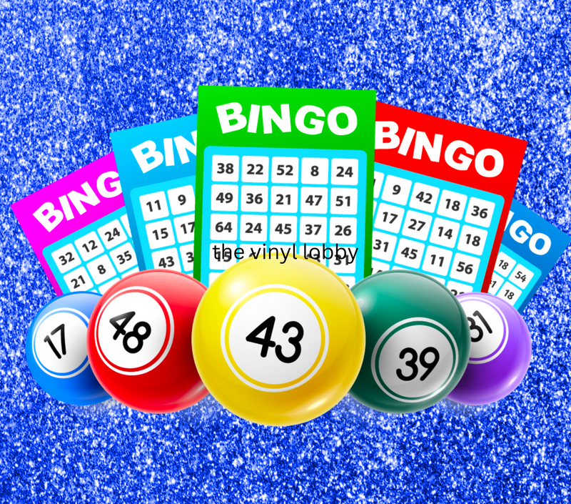 Bingo 20oz Skinny Tumbler Printed Paper