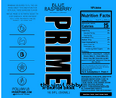 Prime Blue Raspberry 20oz Skinny Tumbler Printed Paper