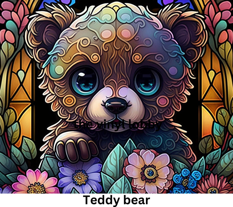 Teddy Bear 20oz Skinny Tumbler Printed Paper