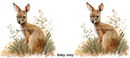 Baby Joey printed Sublimation Paper for 11oz mug