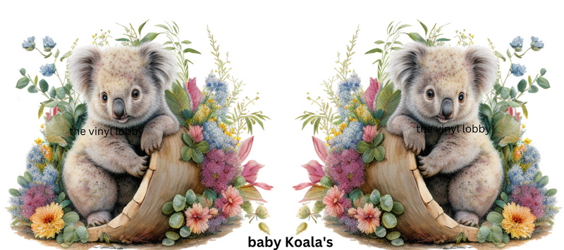 Baby Koala's printed Sublimation Paper for 11oz mug