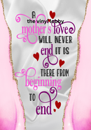 A Mothers Love Sublimation Print For Credit Card Key Chain Holder