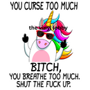 You Curse too much printed Sublimation Paper for 11oz mug