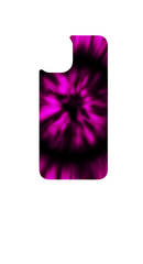 Mobile Phone Case Sublimation Print- Purple Tye