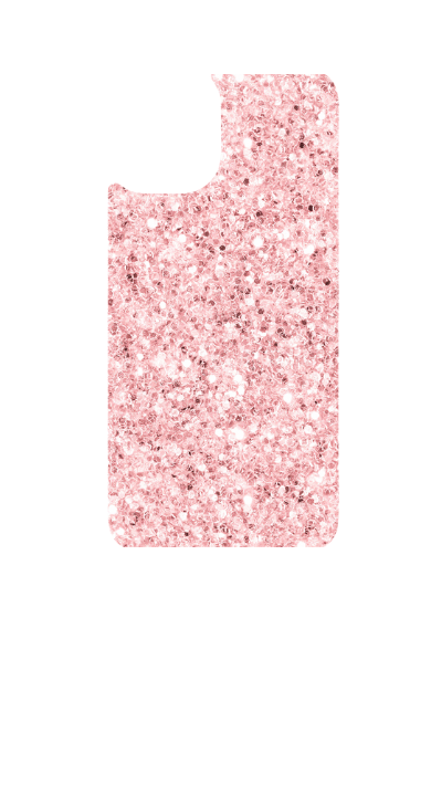 Mobile Phone Case Sublimation Print- Pink Glitter