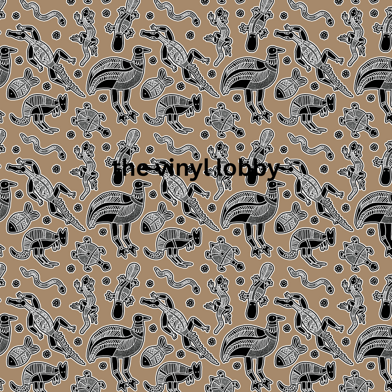 Abor Design Brown 20oz Tumbler Printed Paper