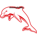 Dolphin 20oz Skinny Tumbler Printed Paper