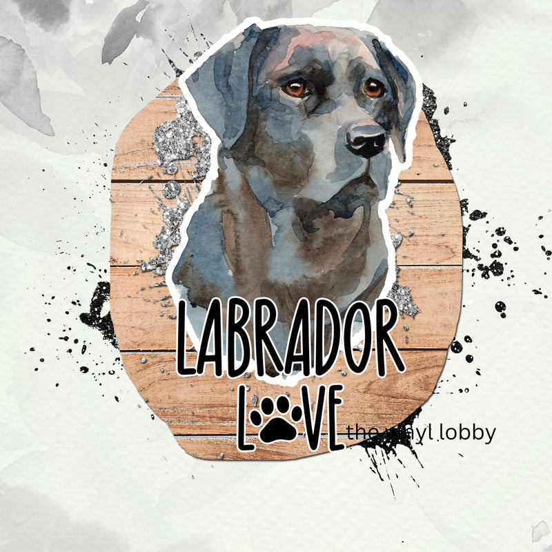 Love Labrador 20oz Skinny Tumbler Printed Paper