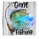 Fish Net 20oz Skinny Tumbler Printed Paper