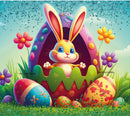 Bunny in Egg Printed Sublimation Paper for 20oz Skinny Tumbler