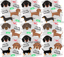 Dachshund's 20oz Skinny Tumbler Printed Paper