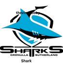 Shark 20oz Skinny Tumbler Printed Paper