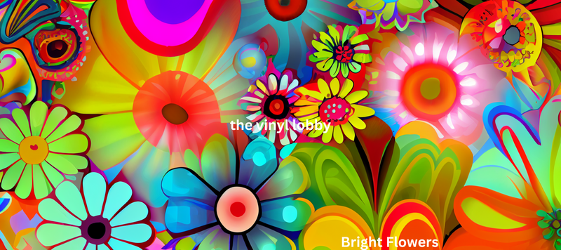 Bright Flowers printed Sublimation Paper for 11oz mug