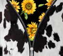 20oz Skinny Tumbler Printed Paper - Sunflower Zipper