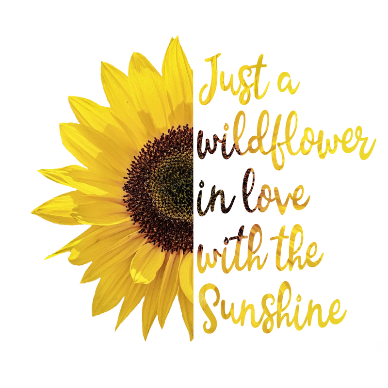 Wild Flower Sunshine Sublimation Printed Paper